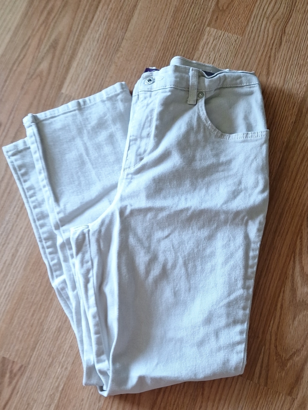 Gloria Vanderbilt Slim Straight Light Cream Women's Jeans